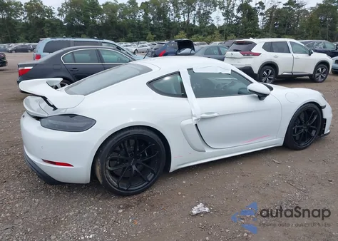 2020 Porsche Cayman Gt4 from USA, damaged, VIN WP0AC2A85LS289459